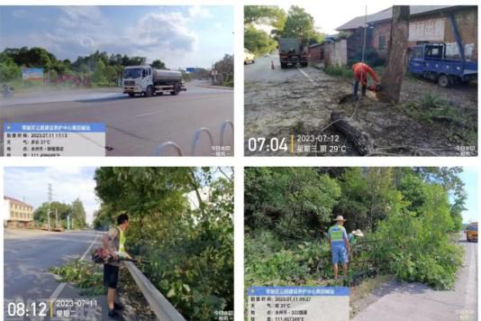  **炎炎夏日，零陵公路养护人员坚守岗位**(图1)