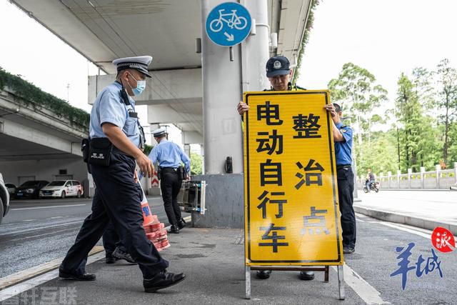  广州交警加大力度打击非法改装电动自行车(图1)